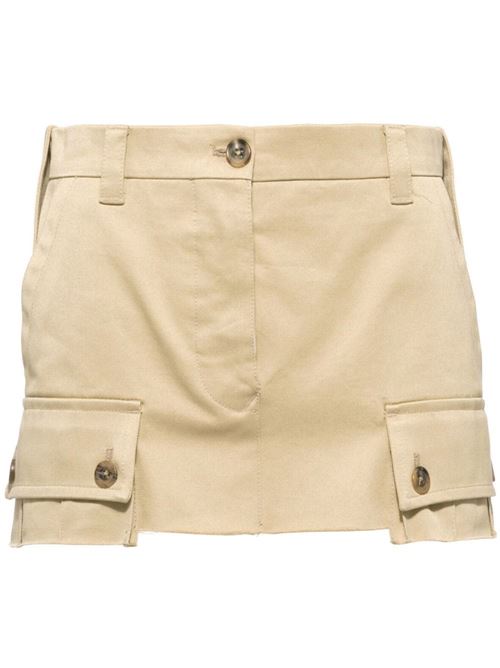 Gonna con logo MIU MIU | MG19391UPXF0065
